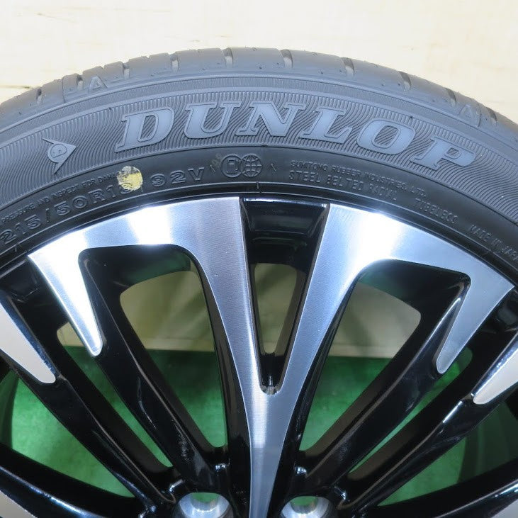 [送料無料] 新車外し！24年！1本★トヨタ ヤリス クロス ハイブリッド Z 純正 215/50R18 ダンロップ エナセーブ EC300+ PCD114.3/5H★5032002イノ(4)