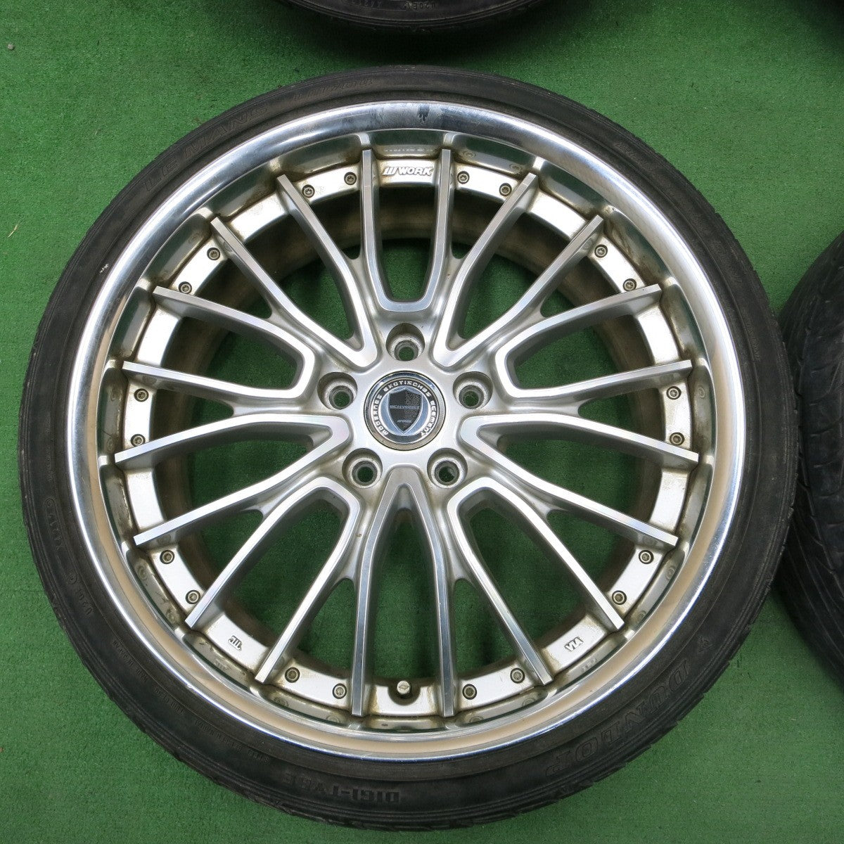 送料無料* バリ溝！9.5分☆WORK SCHWERT SW5 225/35R19