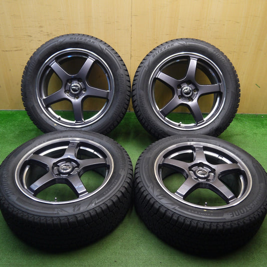 バリ溝！23年！キレイ！9.5分★スタッドレス 225/55R18 ブリヂストン ブリザック DM-V3 F Direction WS5 Fディレクション 18インチ PCD114.3/5H★5051307Hス