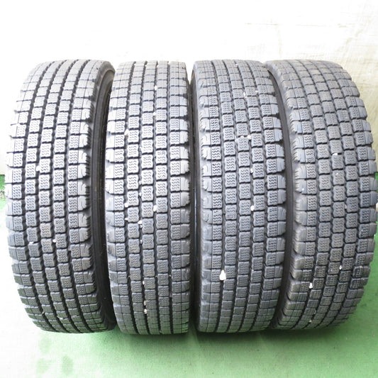 *送料無料* バリ溝！22年！9.5分★トラック タイヤ 225/80R17.5 123/122L スタッドレス ブリヂストン W910 17.5インチ★4052801クスタ