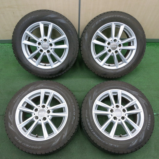 *送料無料* 4本価格★ベンツ 等 MAK 205/60R16 スタッドレス ピレリ アイスアシンメトリコ プラス 16インチ PCD112/5H★4041704TNス