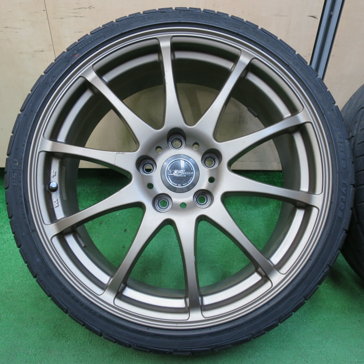 *送料無料* 4本価格★X CROSS SPEED PREMIUM 215/35R18 ピンソ PS91 クロススピード 18インチ PCD114.3/5H★4070403イノ