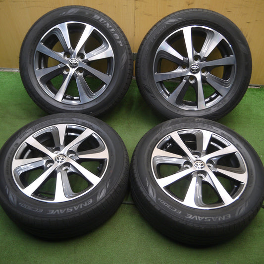 *送料無料* キレイ★トヨタ アクア G 純正 185/60R15 ダンロップ エナセーブ EC300+ 15インチ PCD100/4H★4040809Hノ