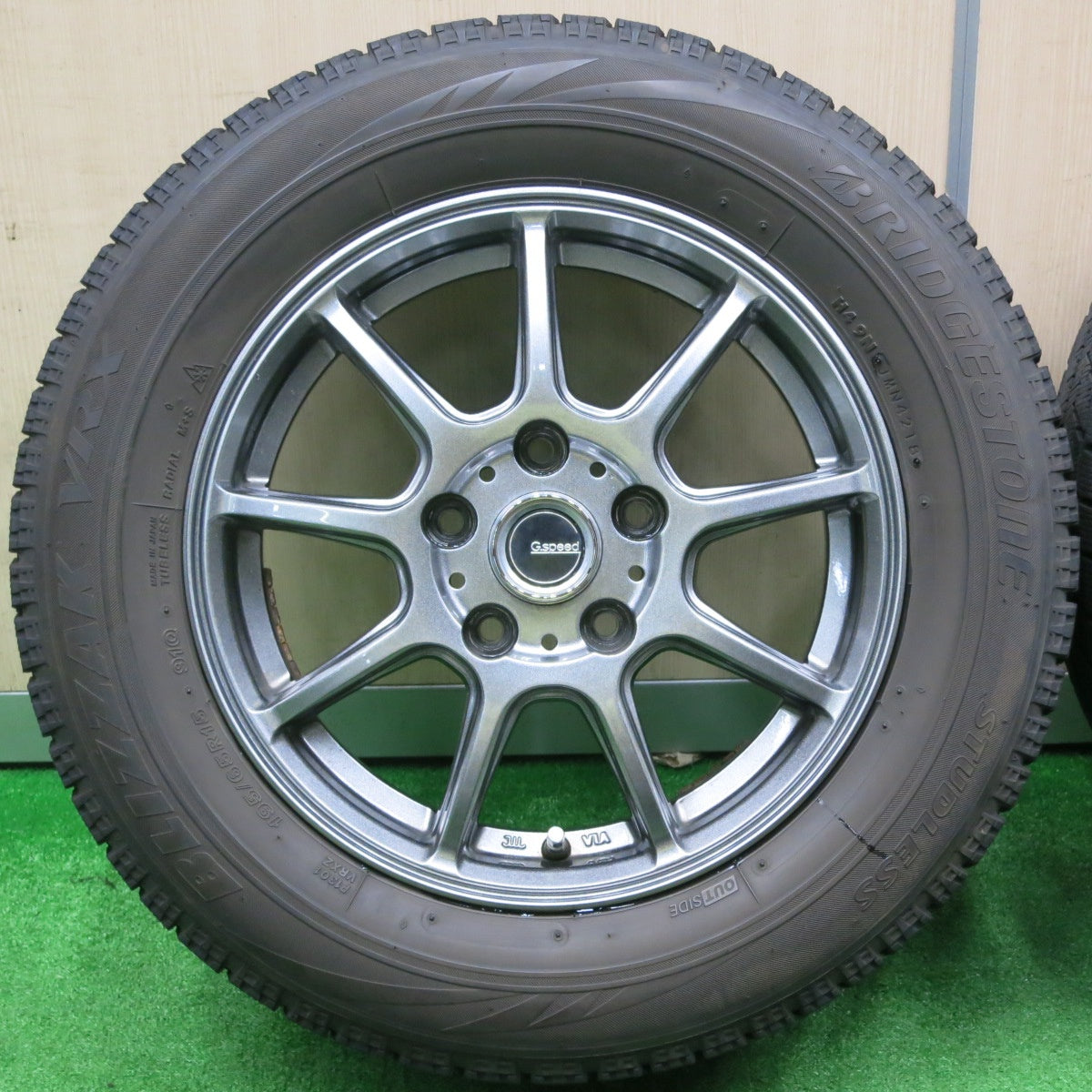 [送料無料] 4本価格★スタッドレス 195/65R15 ブリヂストン ブリザック VRX G.Speed Gスピード 15インチ PCD114.3/5H★4100302NJス