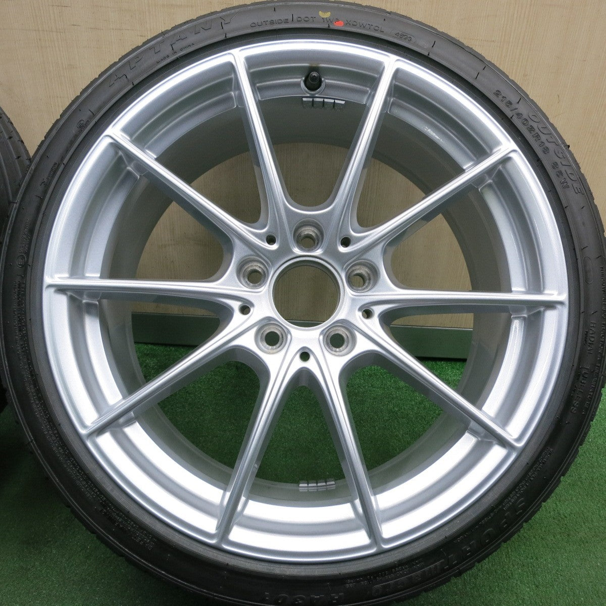 *送料無料* タイヤのみ未使用！23年！キレイ★ベンツ W223 Sクラス 純正 215/40R18 アプタニー SPORT macro RA301 18インチ PCD112/5H★4042008HAノ