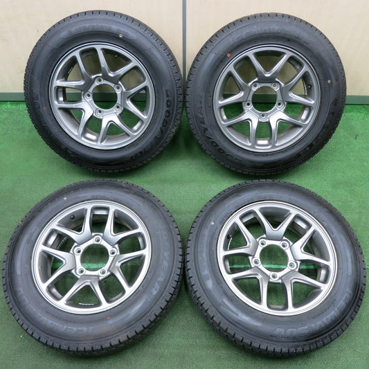 *送料無料* バリ溝！21年！9.5分★スズキ ジムニー 純正 ENKEI 175/80R16 スタッドレス グッドイヤー アイスナビ SUV エンケイ PCD139.7/5H★4040902TNス