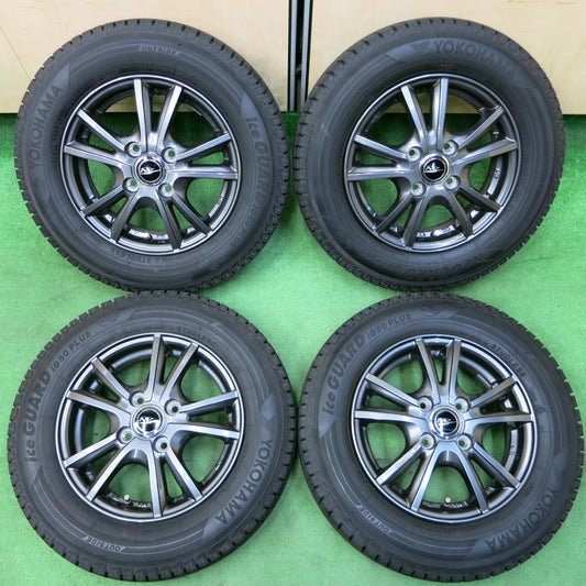 *送料無料* 超バリ溝！キレイ！ほぼ10分★スタッドレス 145/80R13 ヨコハマ アイスガード iG50 プラス NIRVANA NV ニルバーナ 13インチ PCD100/4H★4051408イス