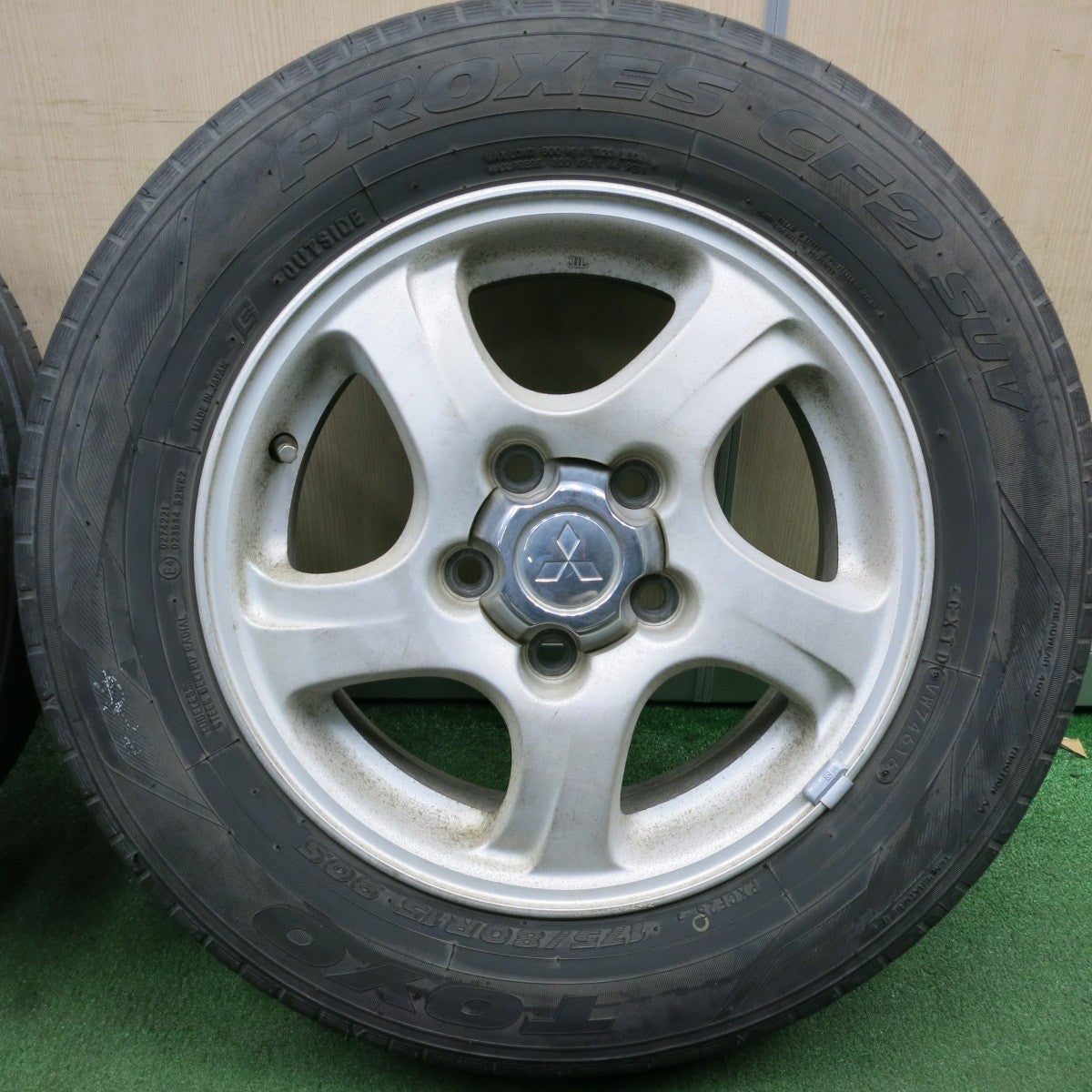 *送料無料* 4本価格★三菱 パジェロミニ 純正 175/80R15 トーヨー プロクセス CF2 SUV 15インチ PCD114.3/5H★4051002HAノ