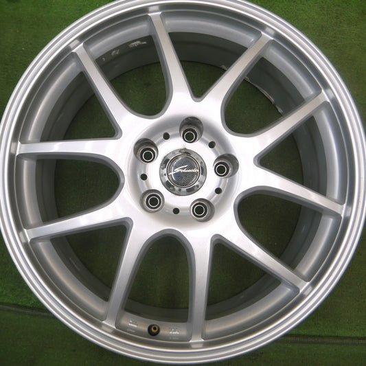 *送料無料* キレイ★Schneider A-TECH シュナイダー ホイール 18インチ 18×7.5J PCD114.3/5H★4061403Hホ