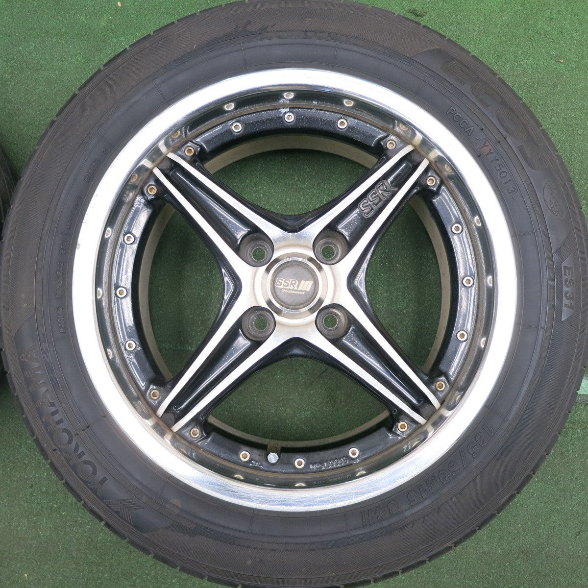 *送料無料* 4本価格★SSR PROFESSOR SP-2R 185/60R15 ブリヂストン レグノ GR-XT ヨコハマ エコス ES31 PCD100/4H★4052208HAノ