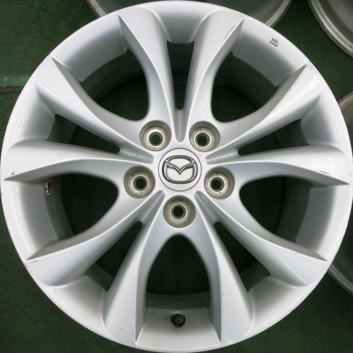 *送料無料* 4本価格★マツダ3 純正 ホイール 17インチ 17×7J MAZDA3 PCD114.3/5H★4062504HAホ