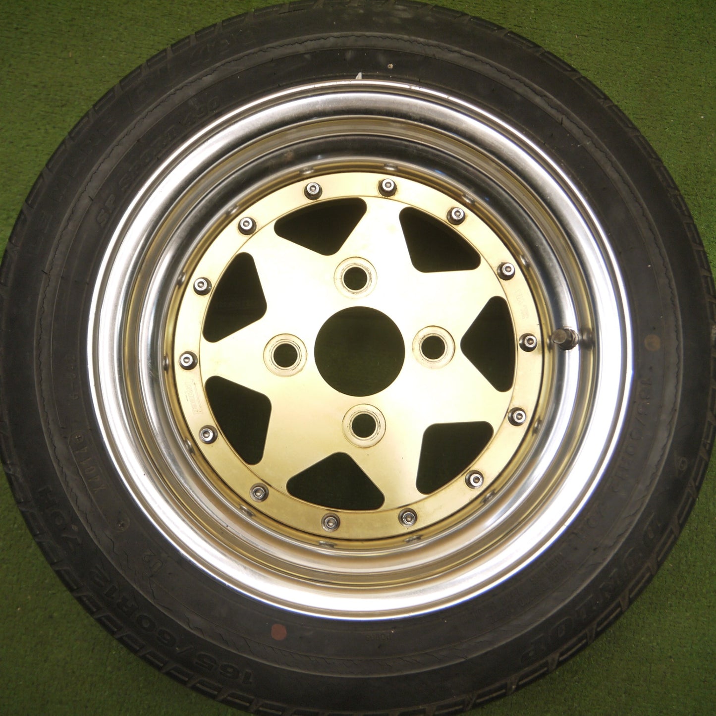 *送料無料* 4本価格★希少！ T-Speed ローバーミニ 等 165/60R12 ダンロップ LE MANS Bb490 12インチ PCD101.65/4H★4050109Hノ