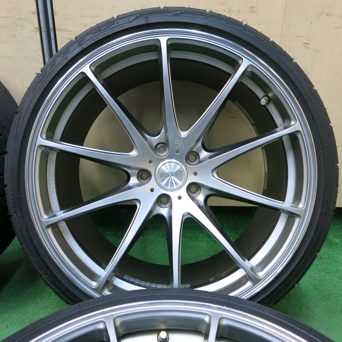 *送料無料* バリ溝！22年！9分★RAYS VOLK RACING G25 Limited Edition 225/35R20 245/35R20 ニットー NT555 G2 レイズ 20インチ PCD114.3/5H★4082006SYノ