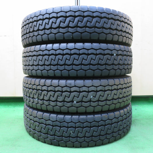 *送料無料* バリ溝！20年！9分★トラック タイヤ 195/85R16 114/112N ブリヂストン エコピア M812 ミックス オールシーズン 16インチ★4071604イノタ