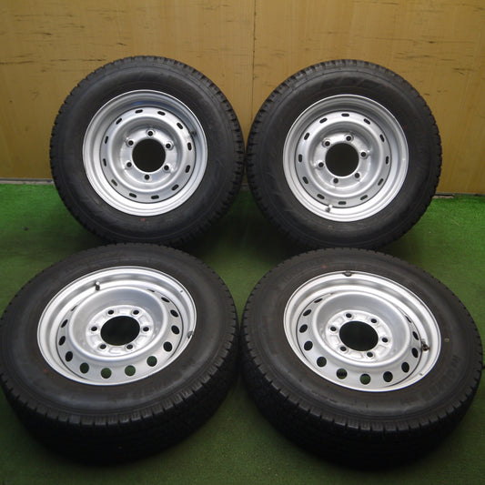 *送料無料* バリ溝！キレイ！9分★トラック タイヤ 265/50R14 175/75R15 スタッドレス ヨコハマ SY01 アイスガード iG91 スチール PCD139.7/6H★4020906Hス