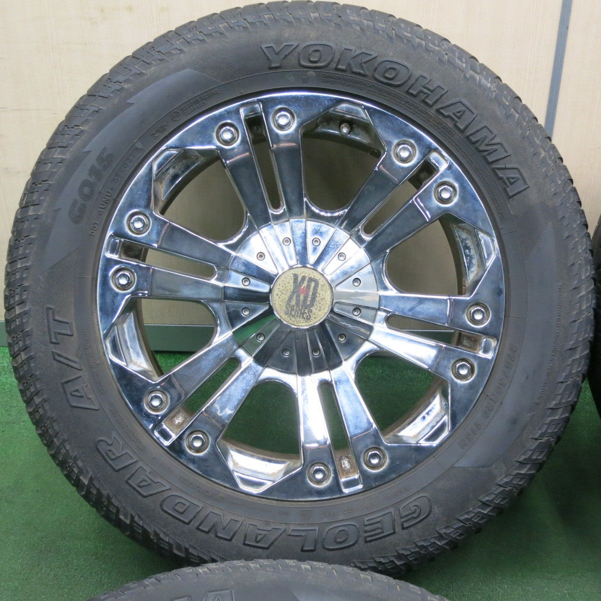 *送料無料* バリ溝！9.5分★KMC XD SERIES 275/60R20 ヨコハマ ジオランダー A/T G015 20インチ PCD139.7 150/5H マルチ★4041017TNノ