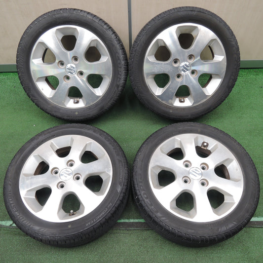 *送料無料* バリ溝！20年！8.5分★スズキ ワゴンR 純正 165/55R14 ブリヂストン エコピア NH100C 14インチ PCD100/4H★4031404TNノ