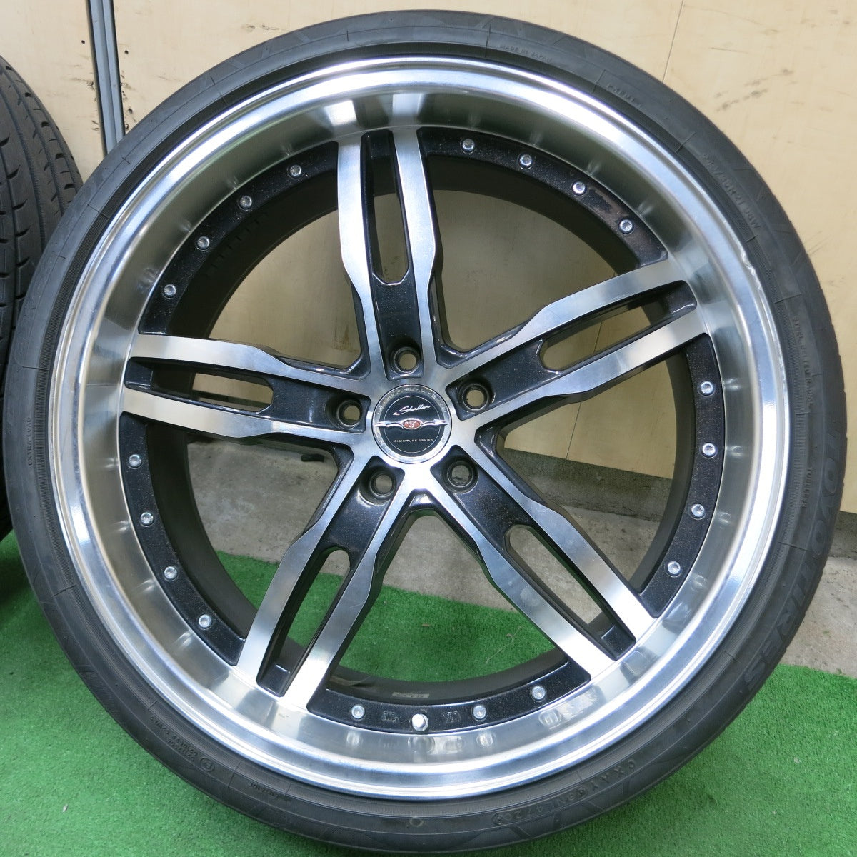 *送料無料* 4本価格！21年★Shallen XF-55 AME 245/35R21 トーヨー プロクセス FD1 シャレン 21インチ PCD114.3/5H★4080204ナノ