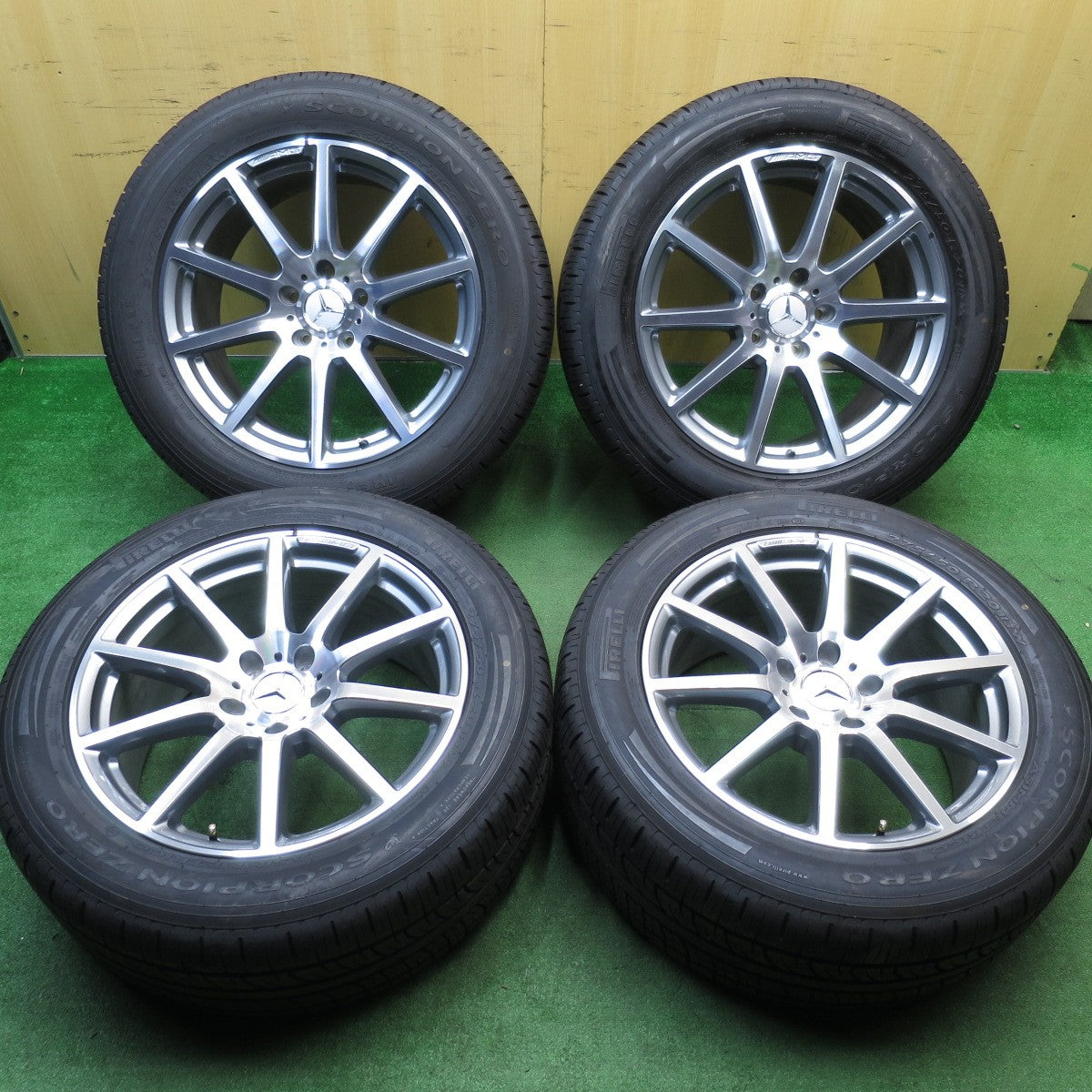 [送料無料] 新車外し！23年★ベンツ W463A Gクラス ゲレンデ G63 純正 AMG 275/50R20 ピレリ スコーピオン ゼロ アシンメトリコ 20インチ PCD130/5H★5040504KKノ