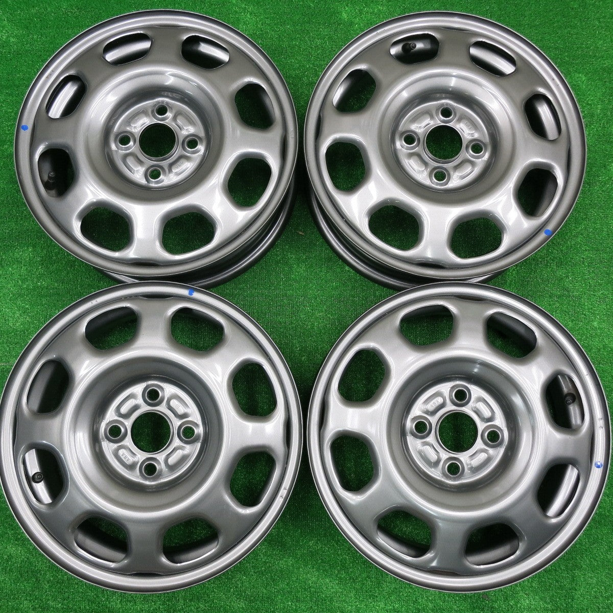 *送料無料* 新車外し★スズキ ハスラー 純正 スチール ホイール 15インチ 15×4.5J PCD100/4H★4072002HAホ