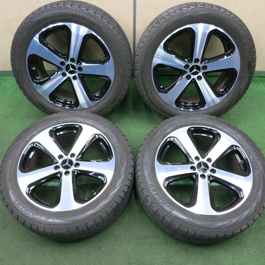 *送料無料* キレイ★ベンツ X253 GLCクラス 純正 235/55R19 スタッドレス ヨコハマ アイスガード G075 19インチ PCD112/5H★4061404NJス