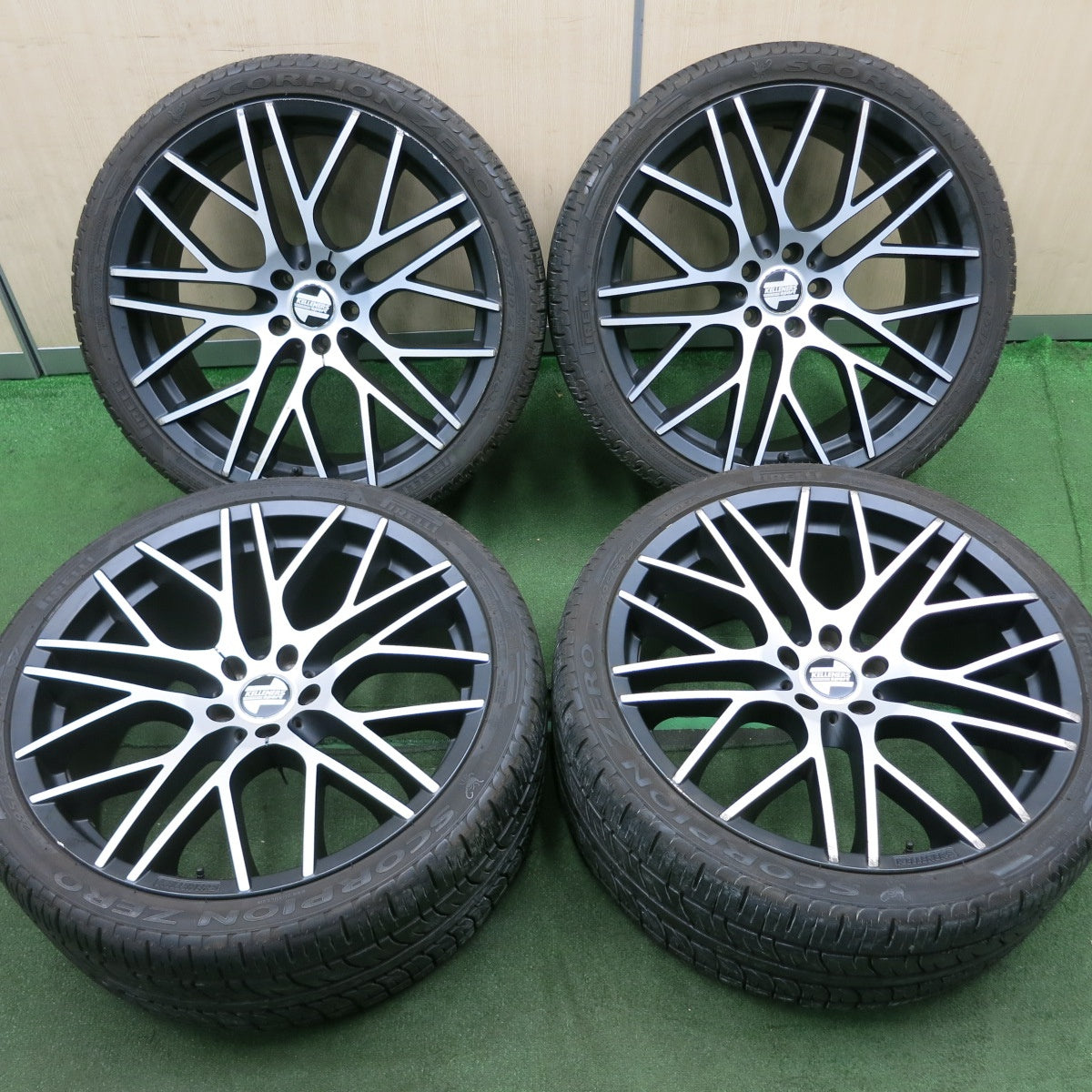 *送料無料* バリ溝！9分★BMW等 KELLENERS Sport 295/30R22 ピレリ スコーピオン ゼロ ケレナーズ スポーツ PCD120/5H★4062704NJノ