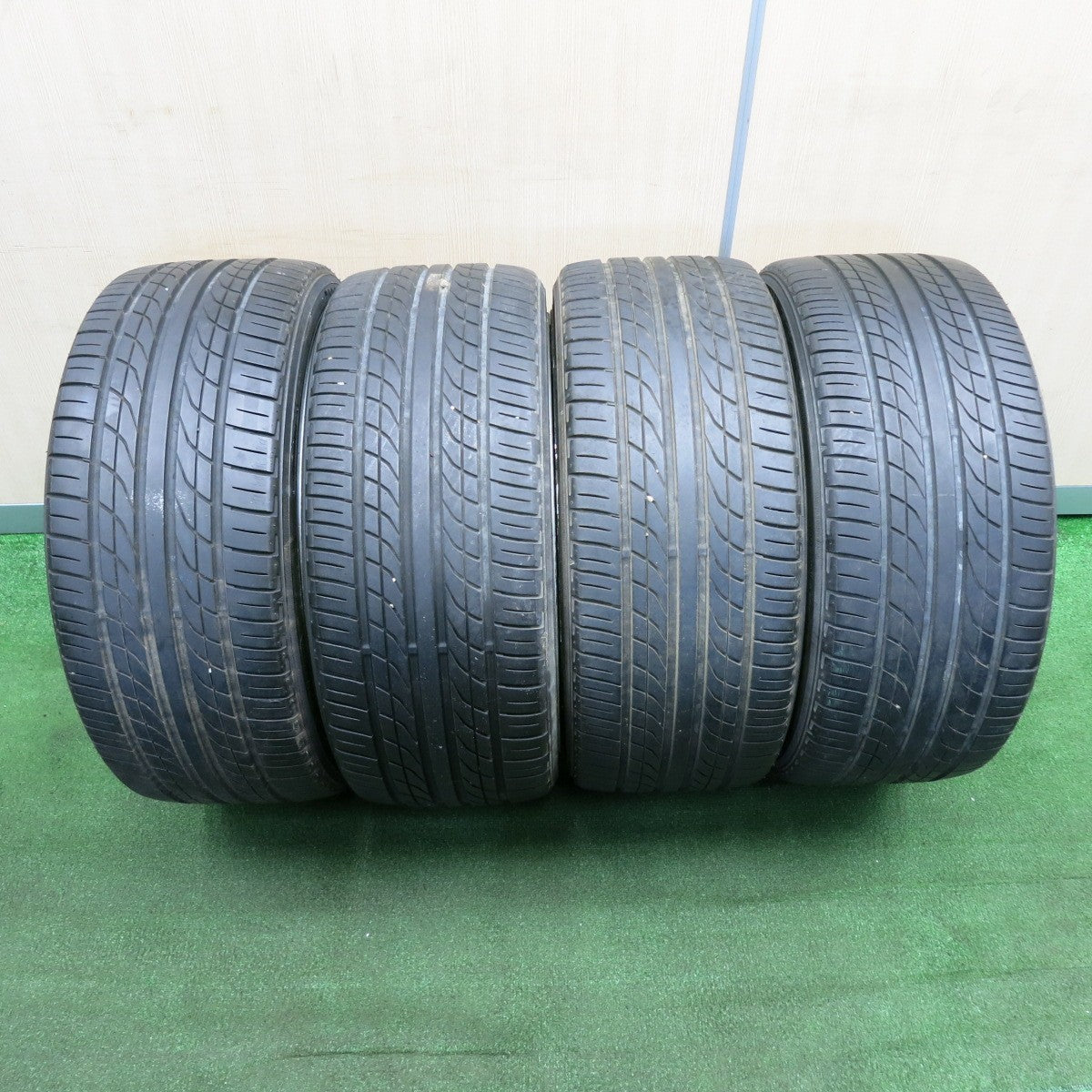 *送料無料* 4本価格★WORK LS406 235/35R19 ヨコハマ エコス ES300 ワーク 19インチ PCD114.3/5H★4041505TNノ