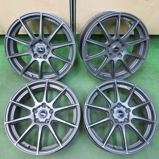 4本価格★X CROSS SPEED PREMIUM クロススピード プレミアム 18インチ ホイール 18×7J PCD114.3/5H★5051310SYホ