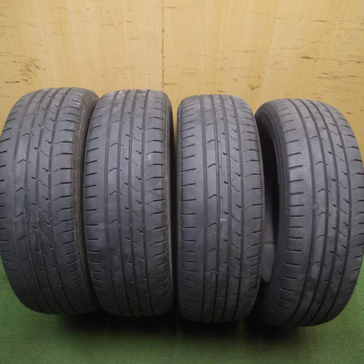 [送料無料] バリ溝！21年！8.5分★195/60R16 グッドイヤー イーグル RVF ECO 16インチ ウィッシュ セレナ ラフェスタ 等★4042306Hノタ