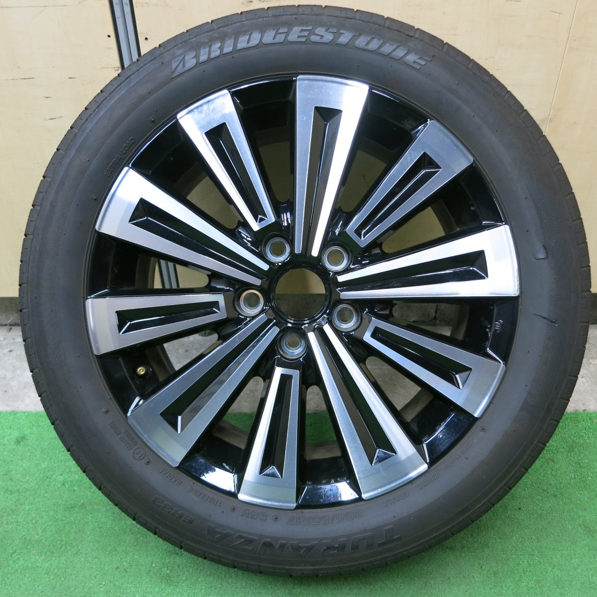 [送料無料] バリ溝！23年！9.5分★ホンダ RP8 ステップワゴン スパーダ 純正 205/55R17 ブリヂストン トランザ ER33 17インチ PCD114.3/5H★4100501ナノ