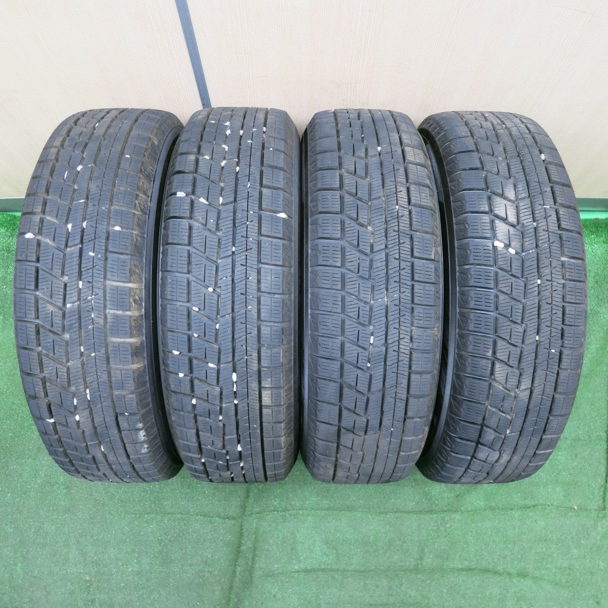 *送料無料* バリ溝！23年！キレイ！ほぼ10分★スタッドレス 175/65R15 ヨコハマ アイスガード iG60 SIBILLA NEXT DZ-10 シビラ PCD100/4H★4070201NJス