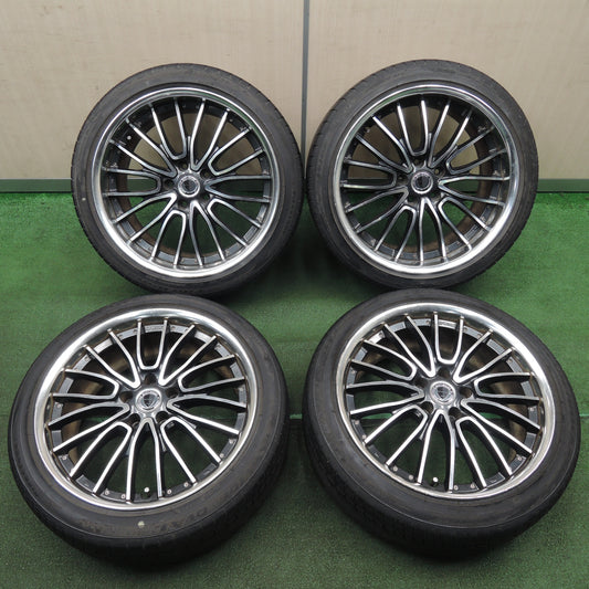 *送料無料* 4本価格★WORK SCHWERT SW5 GMP2 225/45R19 245/40R19 ファイアストン ワーク シュバート PCD114.3/5H★4031407TNノ