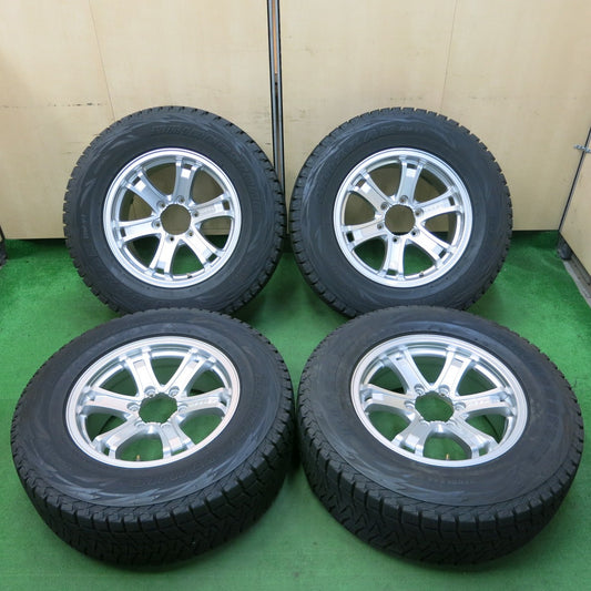 *送料無料* バリ溝！キレイ！9.5分★スタッドレス KEELER 265/65R17 ブリヂストン ブリザック DM-V1 キーラー 17インチ PCD139.7/6H★4061406ナス