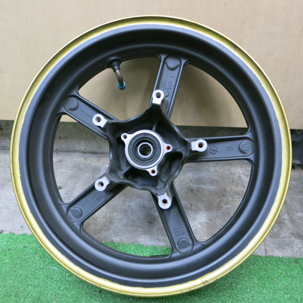 [送料無料] 前後セット！キレイ★ホンダ ダックス 純正 ホイール DAX125 J12×MT2.75 J12×MT3.50 フロント リア 12インチ★4100104ナホ