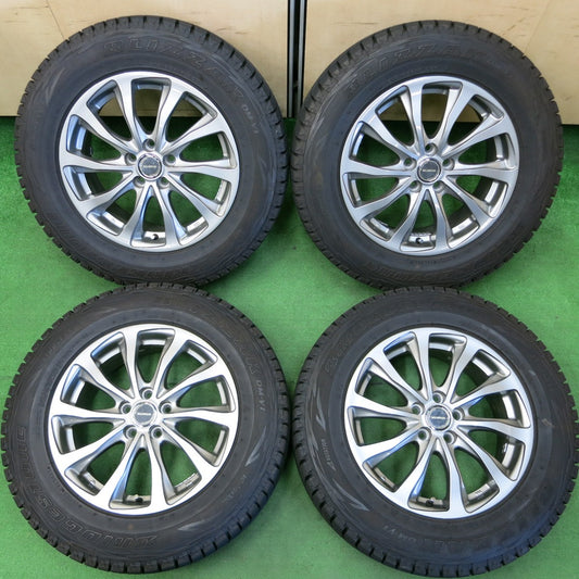 *送料無料* バリ溝！22年！キレイ！9.5分以上★フォレスター等 215/65R16 スタッドレス ブリヂストン ブリザック DM-V1 BALMINUM バルミナ PCD100/5H★4051402イス