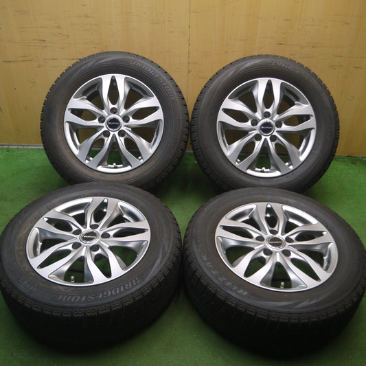 *送料無料* バリ溝！20年！キレイ！9.5分★スタッドレス 215/60R16 ブリヂストン ブリザック VRX BALMINUM バルミナ 16インチ PCD114.3/5H★4070908Hス