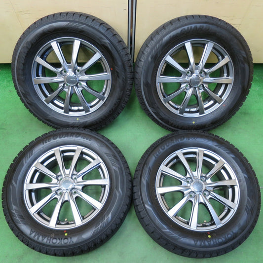 [送料無料] 超バリ溝！22年！キレイ！ほぼ10分★スタッドレス 195/65R15 ヨコハマ アイスガード iG60 GRASS グラス 15インチ PCD100/4H★4110807イス