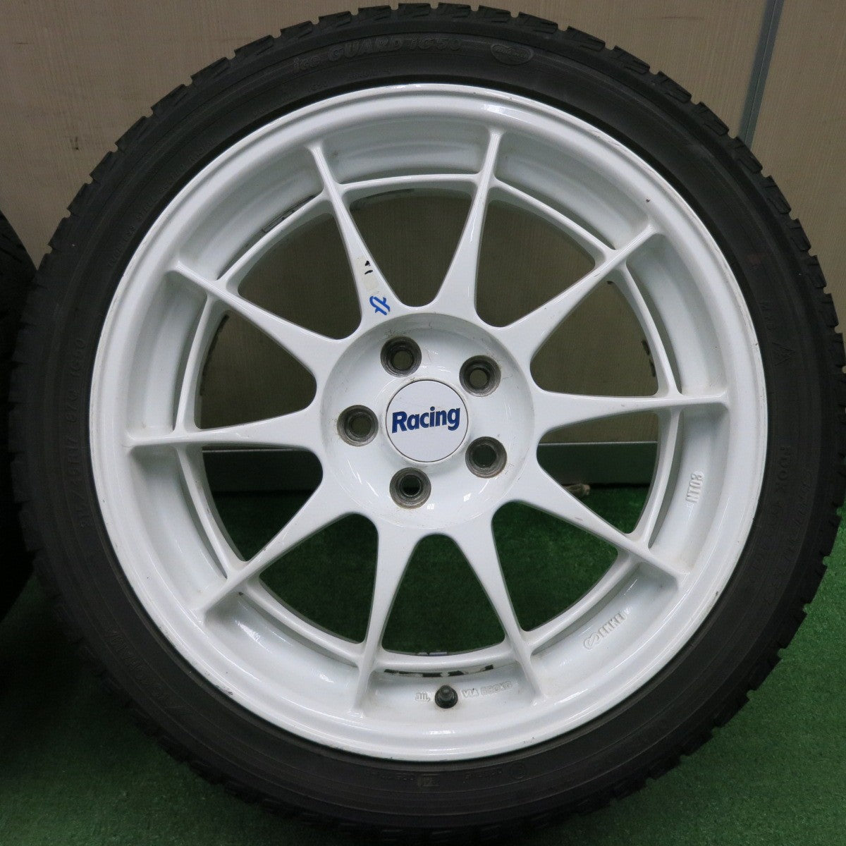 [送料無料] 4本価格★86 BRZ 等 ENKEI Racing NT03 215/45R17 スタッドレス ヨコハマ アイスガード iG50 エンケイ レーシング 17インチ PCD100/5H★4112704TNス