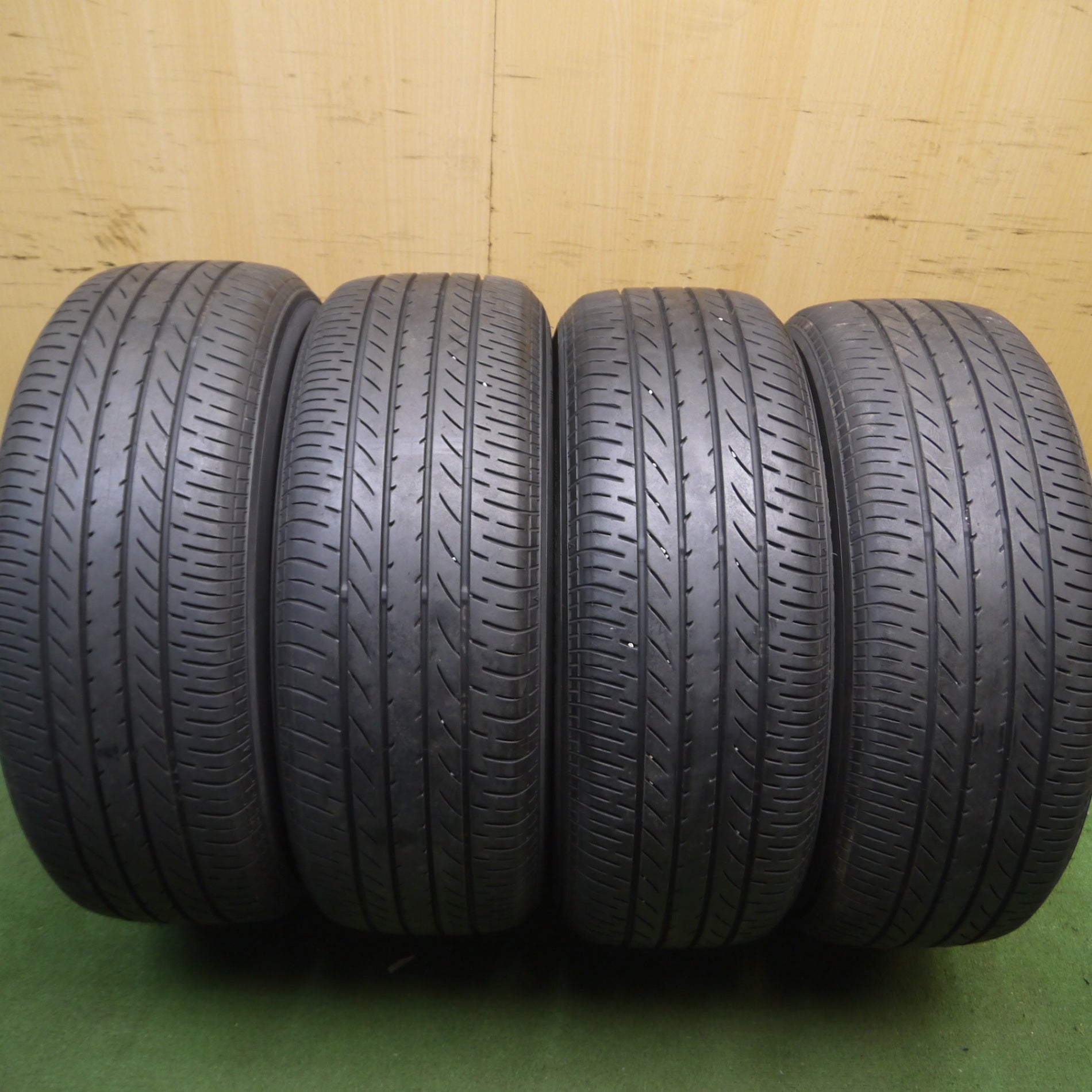 *送料無料* バリ溝！9.5分★日産 L33 ティアナ 純正 215/60R16 ヨコハマ ブルーアース E75 E75FZ 16インチ  PCD114.3/5H★4040501Hノ