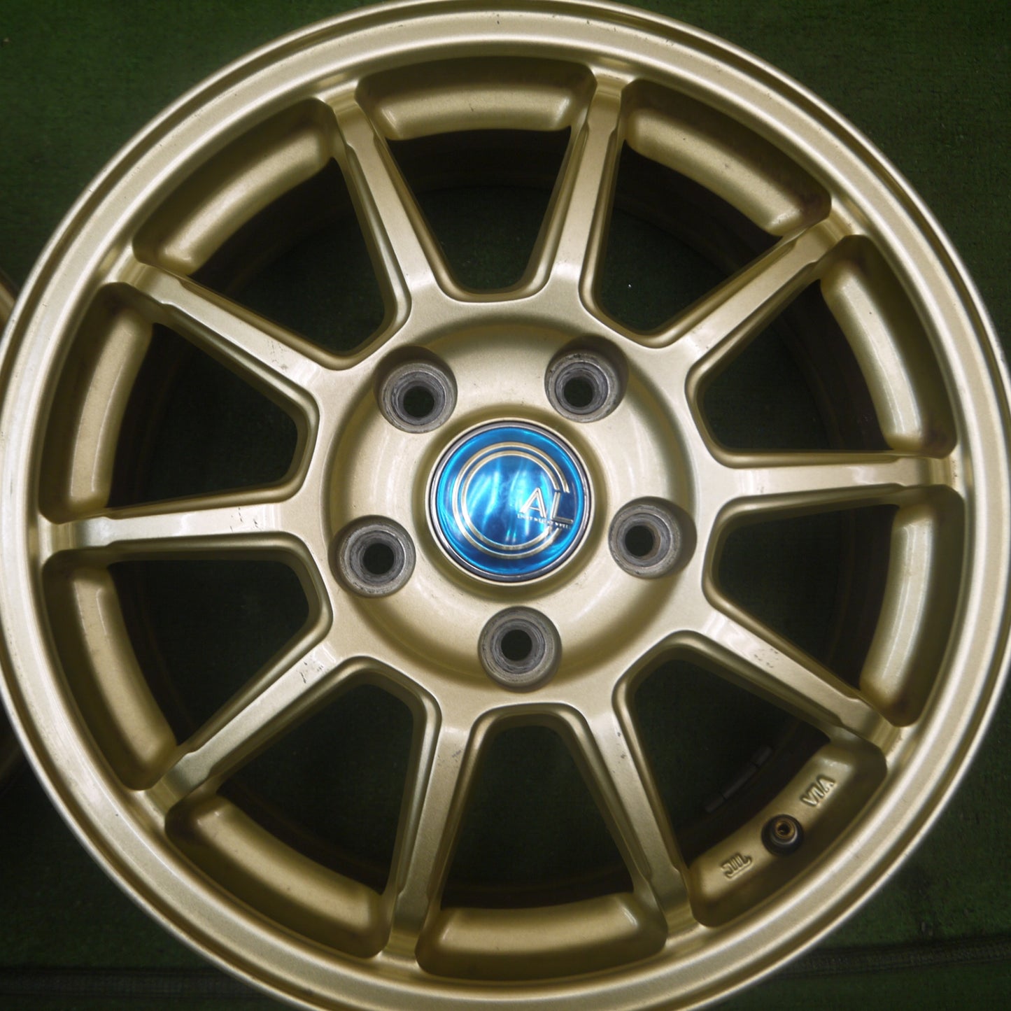 *送料無料* キレイ★AL LIGHT WEIGHT WHEEL ライト ウェイト ホイール 15インチ 15×6J PCD114.3/5H★4071908Hホ