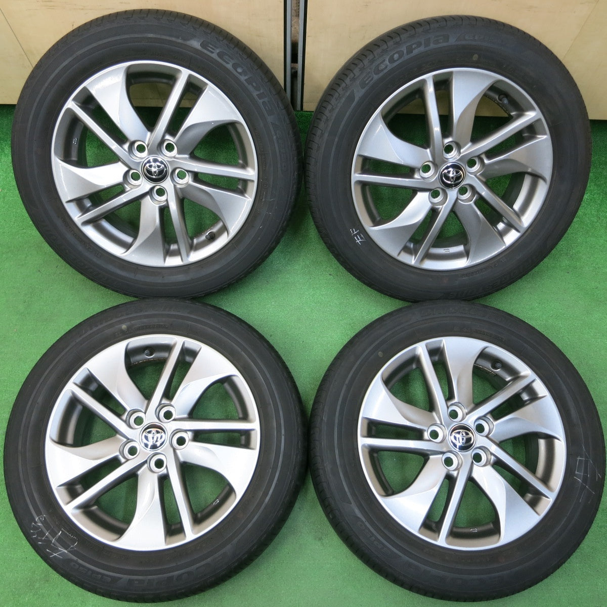 *送料無料* キレイ★トヨタ 170系 シエンタ 純正 185/60R15 ブリヂストン エコピア EP150 15インチ PCD100/5H★4041108イノ