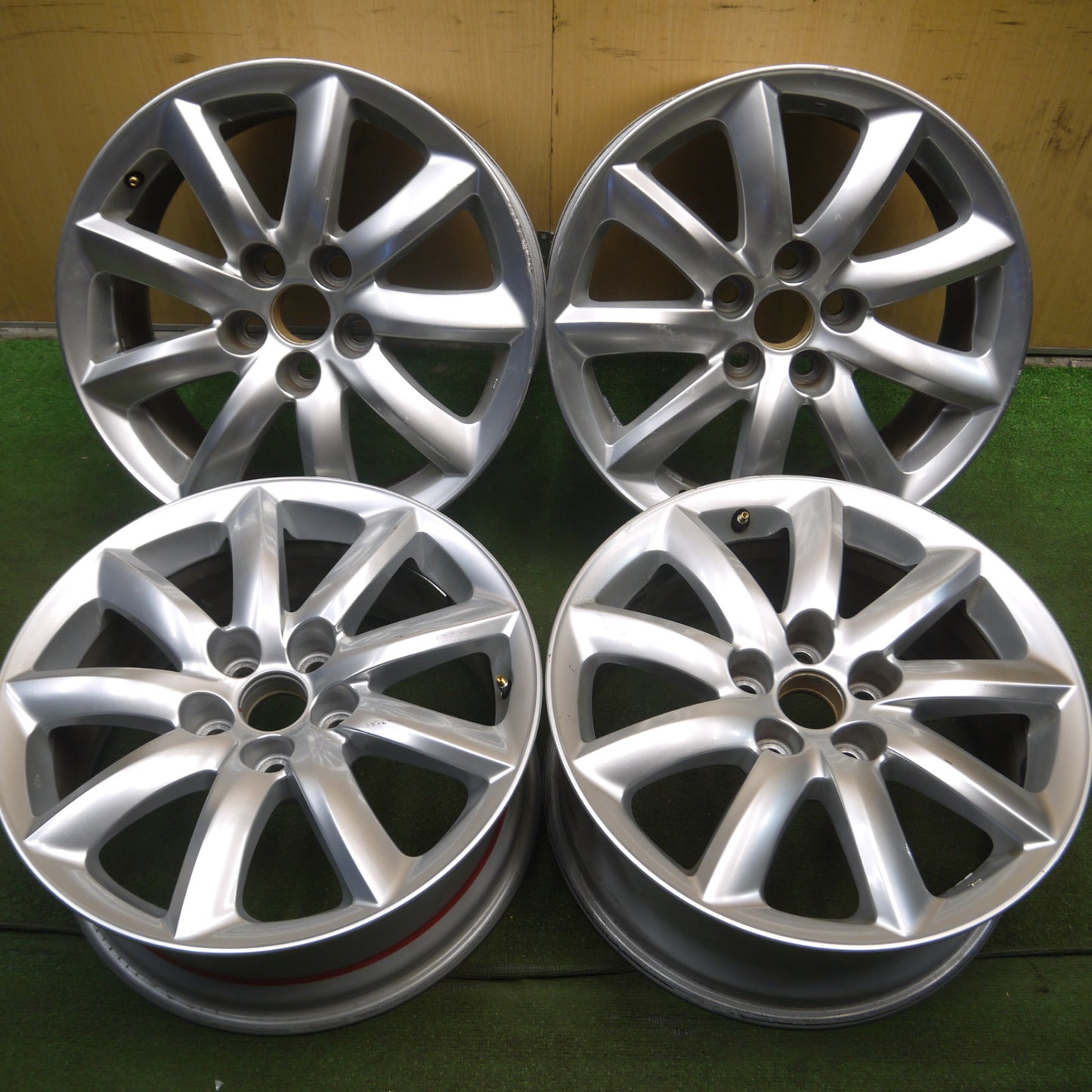 *送料無料* 4本価格★レクサス LS460 純正 ホイール 18インチ 18×7.5J PCD120/5H★4032207Hホ