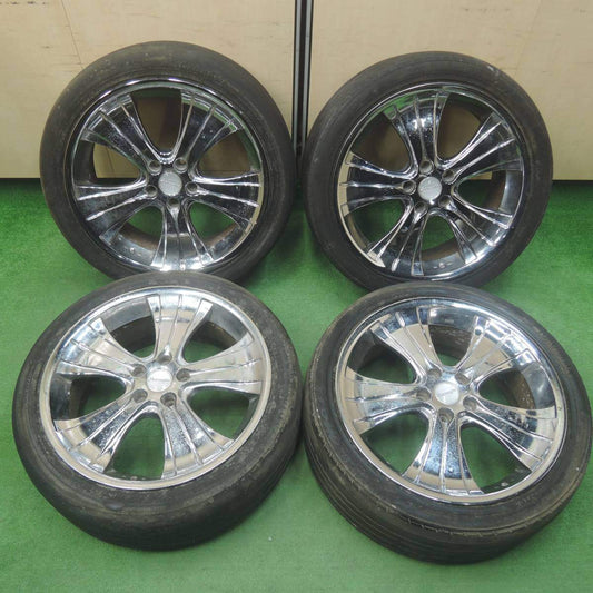 *送料無料* 4本価格★Bersaglio 245/40R19 ヨコハマ DNA GRAND map ベルサリオ 19インチ PCD114.3/5H★4022704SYノ