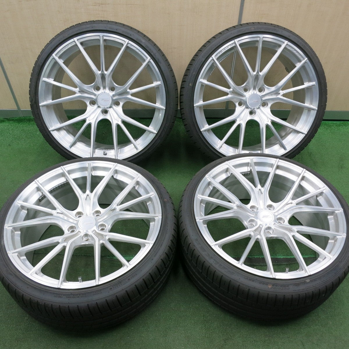 *送料無料* バリ溝！21年！キレイ！9分★F ZERO FZ-1 FORGED 235/35R20 ファルケン アゼニス FK510 Fゼロ 20インチ PCD114.3/5H★4070302NJノ