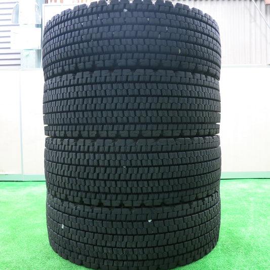 *送料無料* バリ溝！23年！9.5分★トラック タイヤ 265/70R19.5 140/138J スタッドレス ブリヂストン W900 19.5インチ★4080701HAスタ