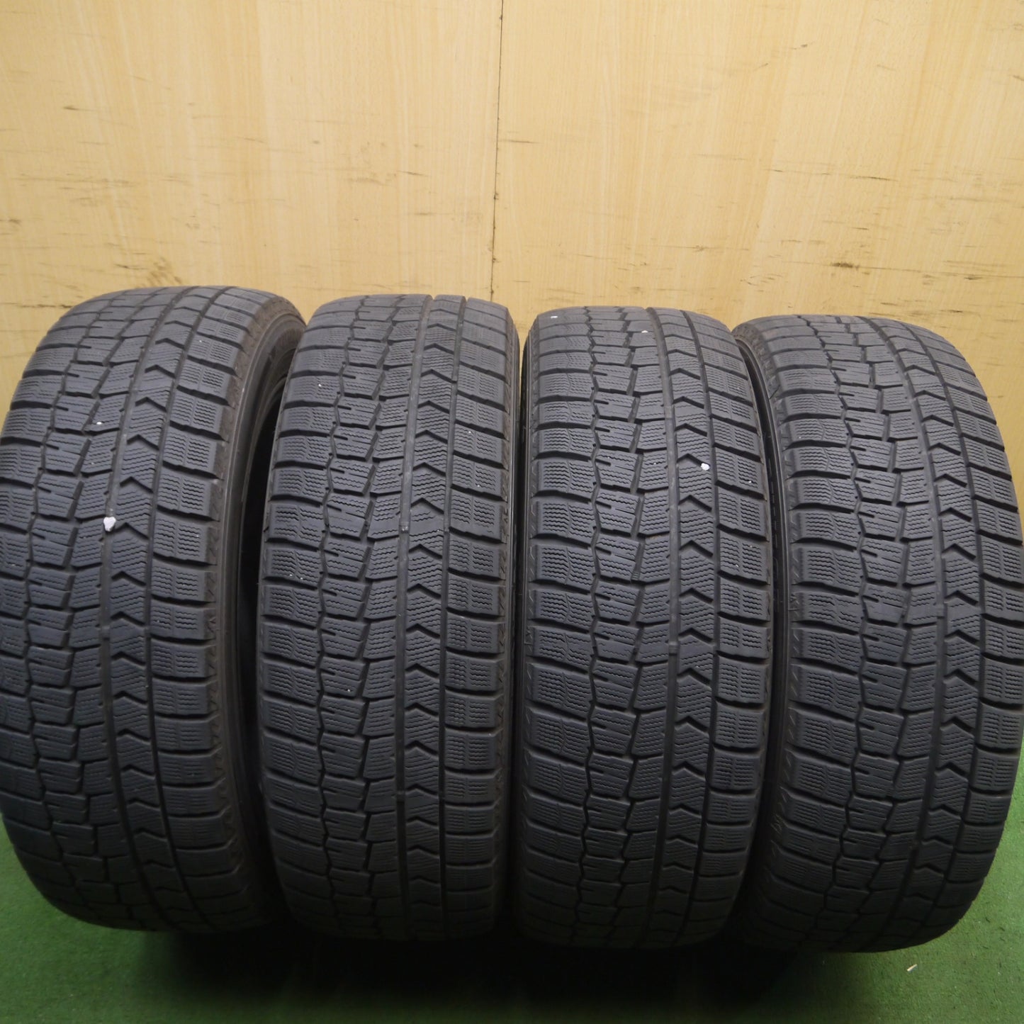 *送料無料* バリ溝！9分★トヨタ C-HR 純正 225/50R18 スタッドレス ダンロップ ウインターマックス WM02 18インチ PCD114.3/5H★4032610Hス