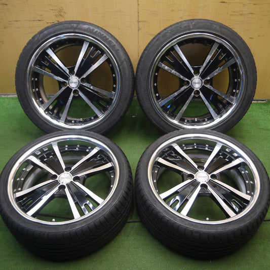 *送料無料* バリ溝！22年！9.5分★VARIOUS 205/45R17 215/35R17 ミンネル スポーツ M01 サイルン ATREZZO ZSR ヴァリエス PCD100/4H★4040104Hノ