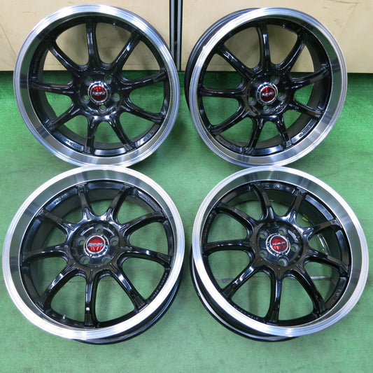 [送料無料] 4本価格★RAYS GRAM LIGHTS 57GAINER 18インチ ホイール レイズ グラムライツ 18×7.5J PCD100/5H★4110802SYホ