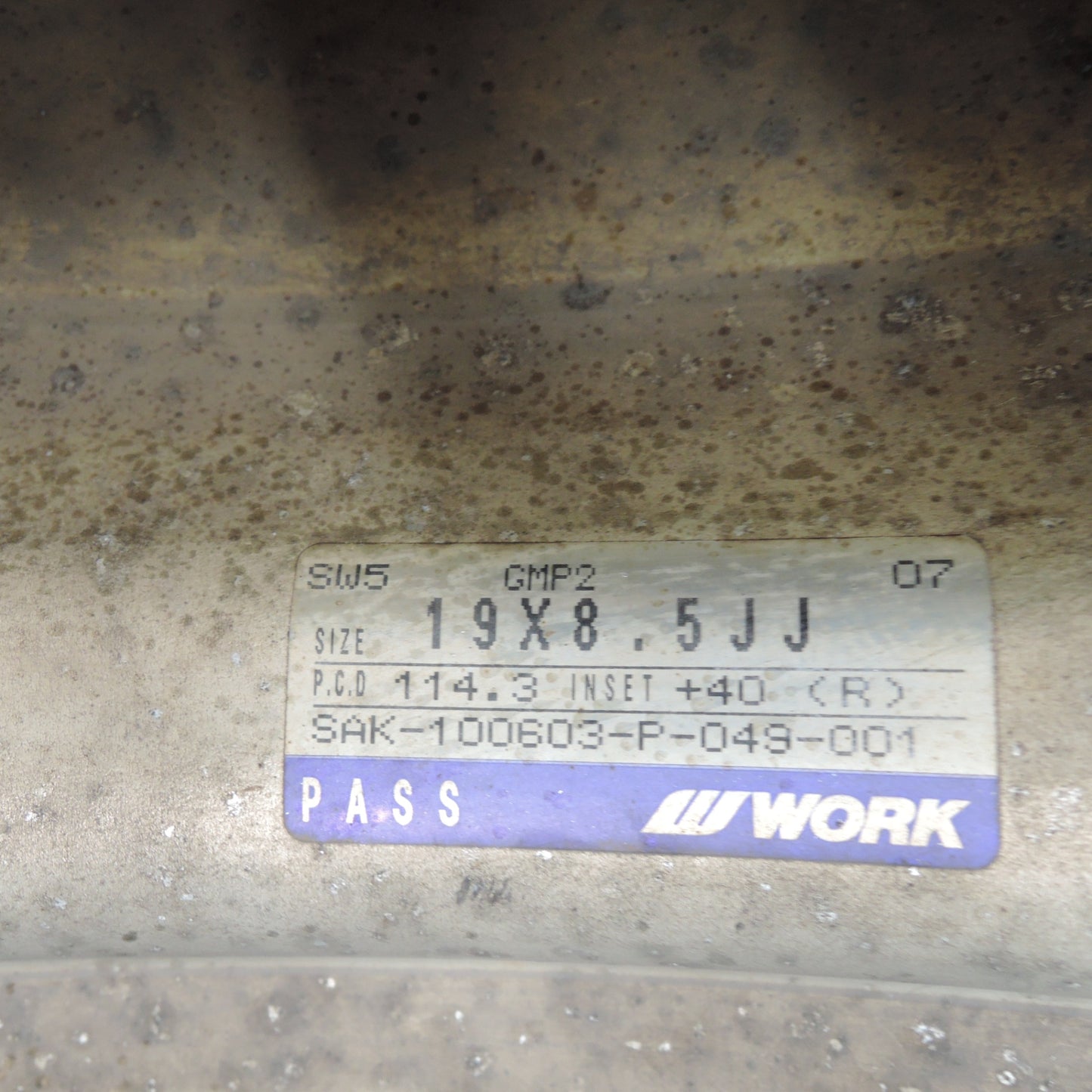 *送料無料* 4本価格★WORK SCHWERT SW5 GMP2 225/45R19 245/40R19 ファイアストン ワーク シュバート PCD114.3/5H★4031407TNノ