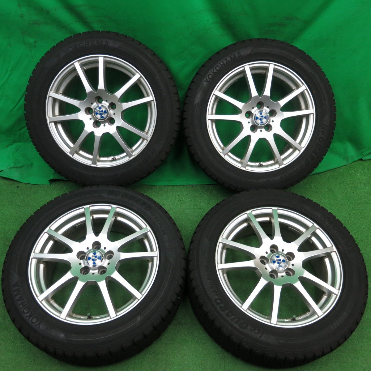 *送料無料* バリ溝！20年！9.5分★スタッドレス 205/55R16 ヨコハマ アイスガード iG50 プラス GMach 16インチ PCD100/5H★4050102ナス